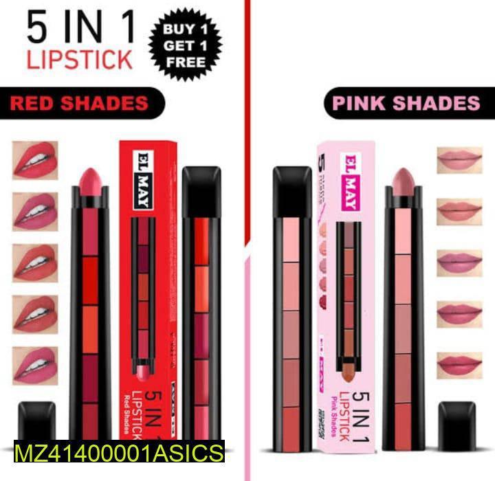 5-in-1 Lipstick - Pack of 2 (Buy One, Get One Free) - VIZMO