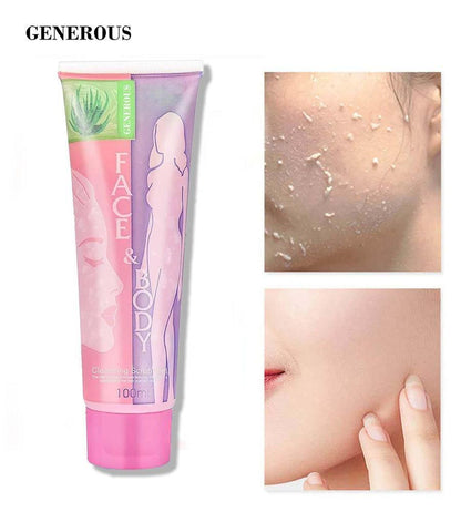 Exfoliator Skin and Body Scrub Gel - Brightening & Cleansing Formula - VIZMO