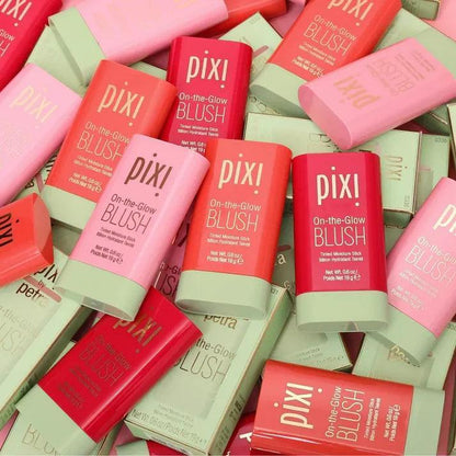 PIXI Cheek Facial Nourishing Blush Gel Cream Natural Waterproof Multi-purpose - Pack of 3 - VIZMO