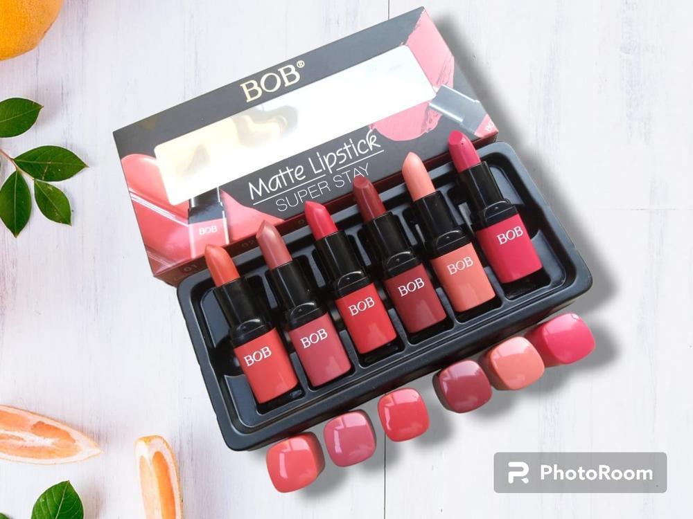 6 in 1 matte lipstick set - Vibrant Colors - VIZMO