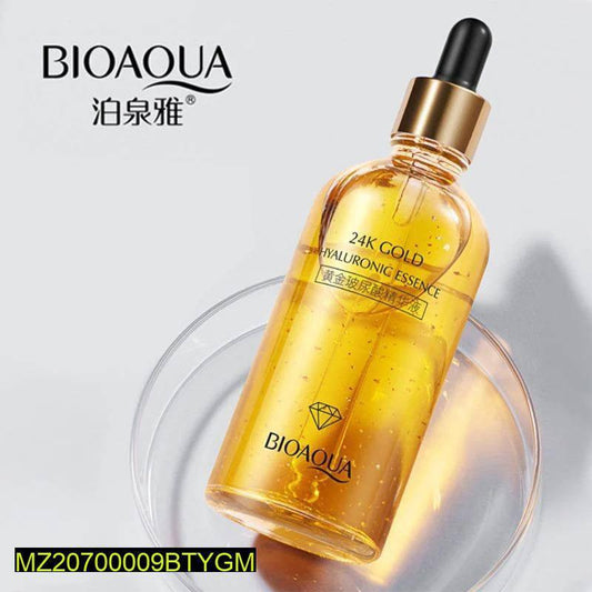 BIOAQUA High Hyaluronic Essence Serum - 24k Gold Infused Collagen & Mineral - VIZMO