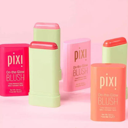 PIXI Cheek Facial Nourishing Blush Gel Cream Natural Waterproof Multi-purpose - Pack of 3 - VIZMO