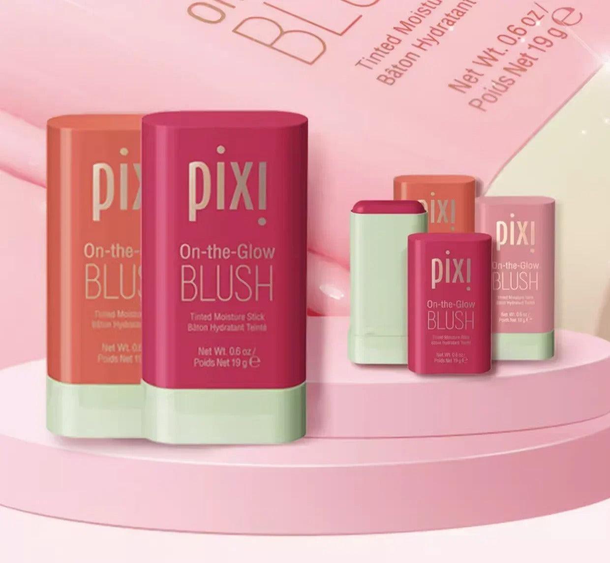 PIXI Cheek Facial Nourishing Blush Gel Cream Natural Waterproof Multi-purpose - Pack of 3 - VIZMO