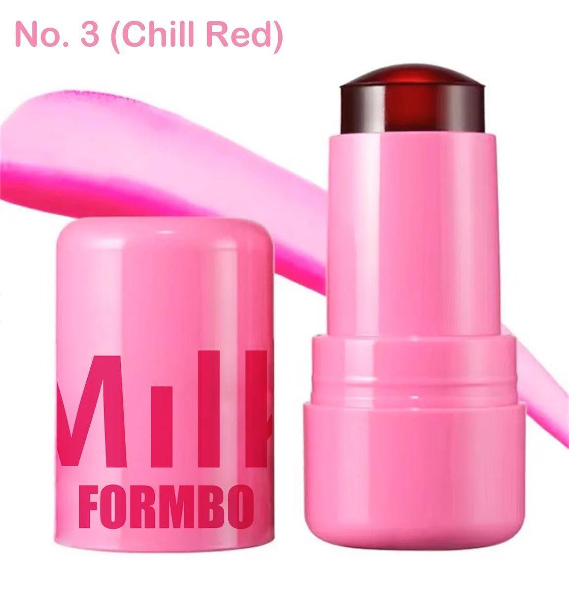 Milk Makeup Jelly Blush Stick - Multi-Use Cooling Water Tint for Lips & Cheeks - Matte Finish - VIZMO