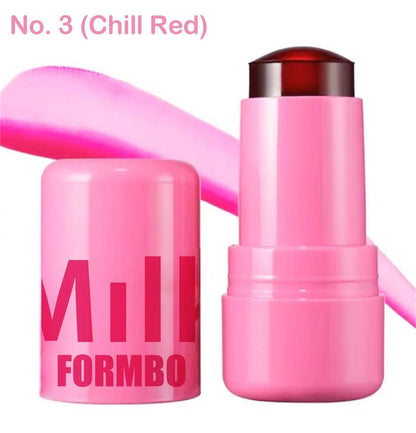 Milk Makeup Jelly Blush Stick - Multi-Use Cooling Water Tint for Lips & Cheeks - Matte Finish - VIZMO