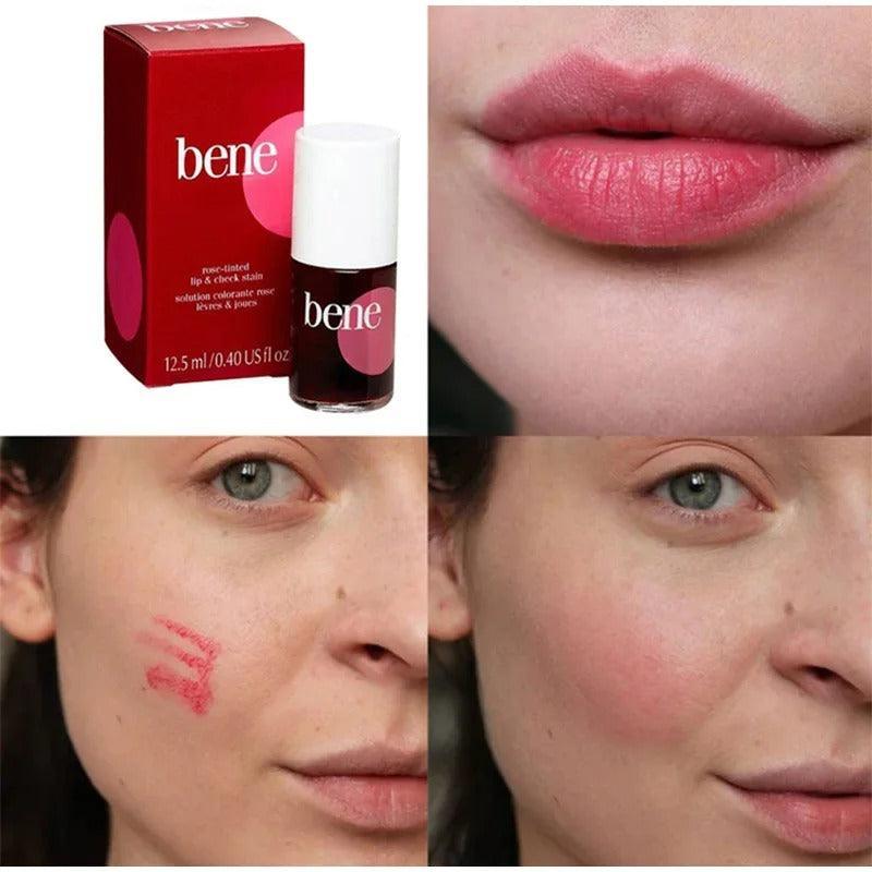 Bene Gloss: Waterproof Lip & Cheek Tint - Long-Lasting Dual-Use Stain for Women - VIZMO