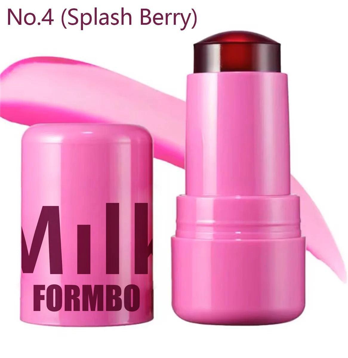 Milk Makeup Jelly Blush Stick - Multi-Use Cooling Water Tint for Lips & Cheeks - Matte Finish - VIZMO